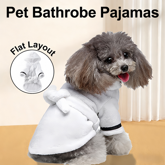 Soft Polyester Pet Pajamas - All-Season Comfort for Dogs & Cats CWFZ4