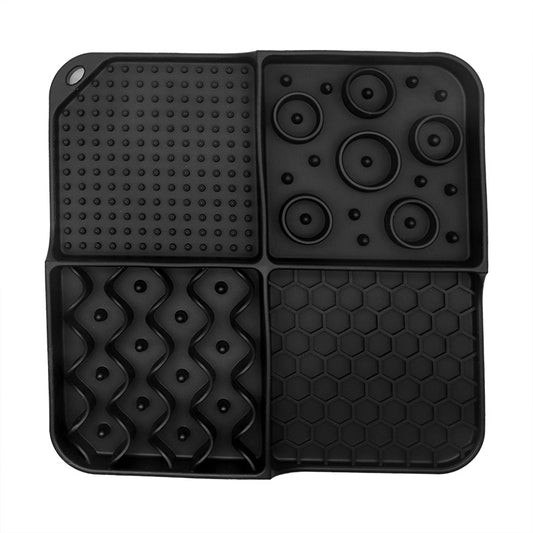 Multifunctional Silicone Pet Slow Feeder Mat with 99 Suction Cups, Non-Slip Slow Feeding Lick Mat for Dogs & Cats, Easy to Clean MSW32